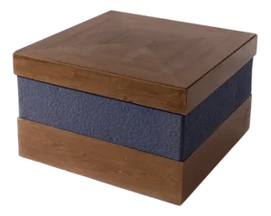 Large Living Room Center Table attributed to Paolo Buffa Attr in Blue Velvet, 1960