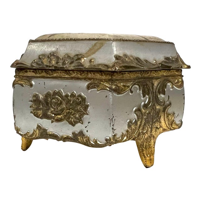 Vintage Japanese Musical Trinket Box Signed For Sale