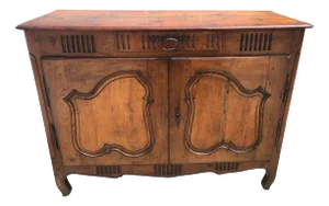 Antique French Provincial Louis XV Style Cherry Buffet