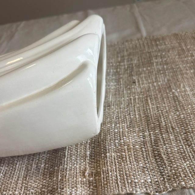 White Sculpture -- 1980s Postmodern Vintage Ceramic Woman’s Face Sculpture With Flowing Hair – Striking Feminine Form For Sale - Image 8 of 8