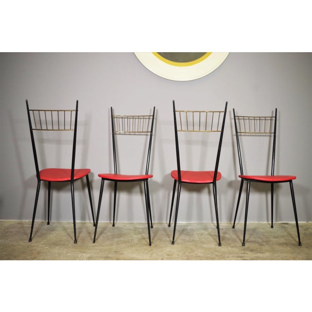 Chairs Set, Set of 6, 1950s For Sale - Image 12 of 18