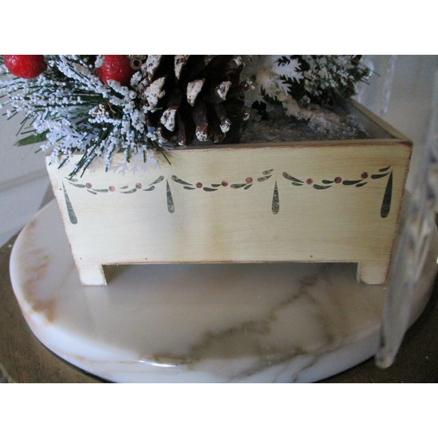 Old Replica of Antique First Artificial Christmas Tree With Ornaments Rare Find 36" For Sale In South Bend - Image 6 of 16