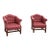 Pair of Vintage St. Timothy Tufted English Traditional Lounge Chairs – Hickory, Nc For Sale