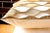 Vintage Waved Frills Fortuny Bicolor Pure Silk Pillow For Sale - Image 6 of 13