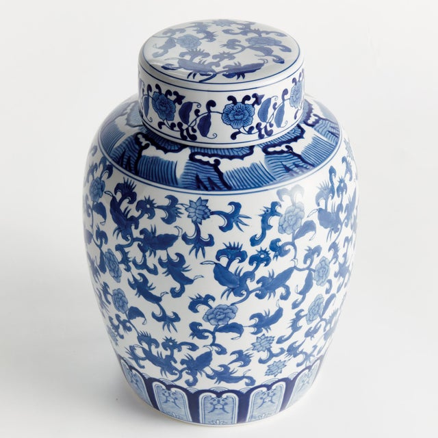 Barclay Butera has redefined , classic, with his latest collection of Chinese porcelain. This link lidded jar is no...