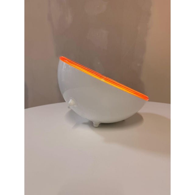 Orange Vintage French Space Age Table Lamp, 1970s For Sale - Image 8 of 10