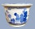Chelsea House Inc Vintage Blue and White Chinoiserie Planter W/Tray For Sale - Image 4 of 10