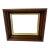 Antique English Rectangular Frame With Gilt For Sale