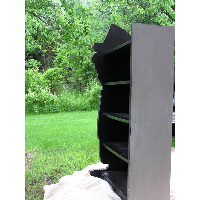 Early 20th Century Folk Art Bookcase Hand Made Uncle Wiggily or Alice in Wonderland For Sale - Image 4 of 8