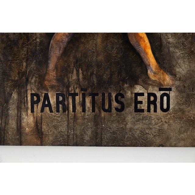 Brown Separation of Creation Oil Painting 1990 For Sale - Image 8 of 13