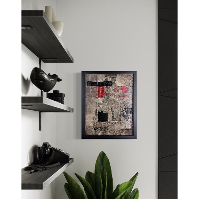 Basalt No. 4 captures the essence of erosion and accumulation through a richly textured surface of muted grays and earth...