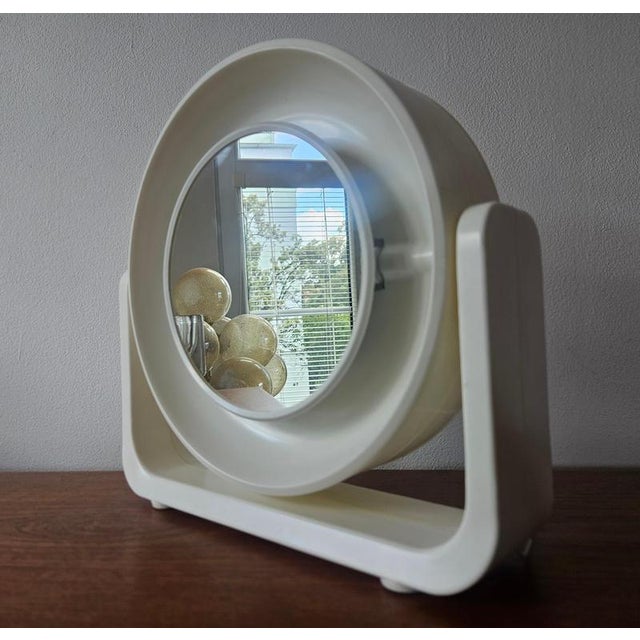 Vintage Wall Backlit Mirror, Germany, 1970s For Sale - Image 6 of 13
