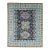 9x12 Maya Kazak Charcoal Traditional Geometric Hand Knotted Wool Carpet Rug For Sale