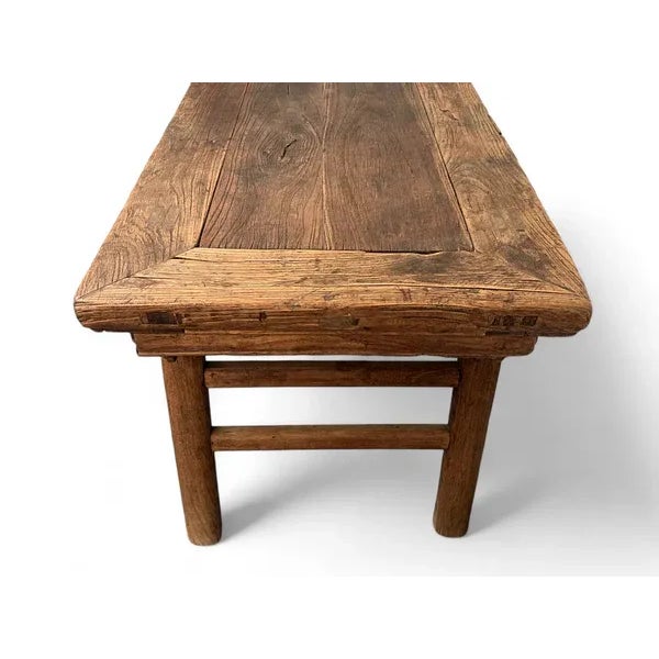 Natural Elm Console or Wine Table, 29.5" Inch Tall For Sale - Image 4 of 9