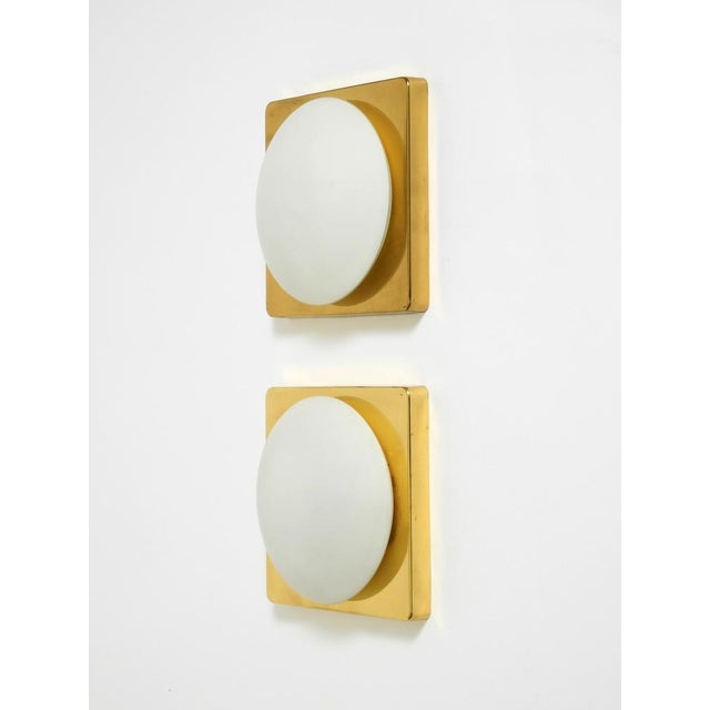1970s Vintage Brass Wall Lamps by Rolf Krüger for Heinz Neuhaus Leuchten, 1970s, Set of 2 For Sale - Image 5 of 18