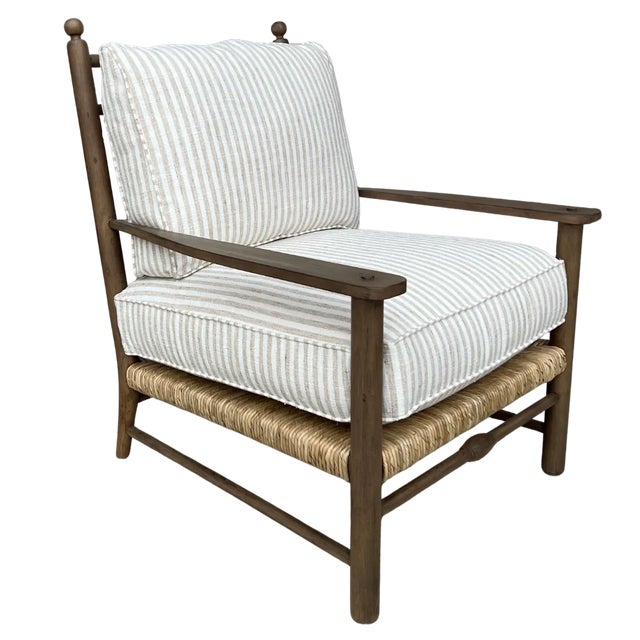 Cr Laine June Rush Chair and Ottoman Set For Sale - Image 4 of 12