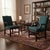 Vintage Chippendale Mahogany Lolling Chairs – Pair Upholstered Armchairs – Stow & Davis For Sale - Image 10 of 10