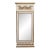 Late 18th Century Swedish Gustavian Period Trumeau Mirror with Swag and Roses For Sale