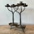 Early 20th Century Vintage Boho Twisted Wrought Iron Candelabras - A Pair For Sale - Image 5 of 7