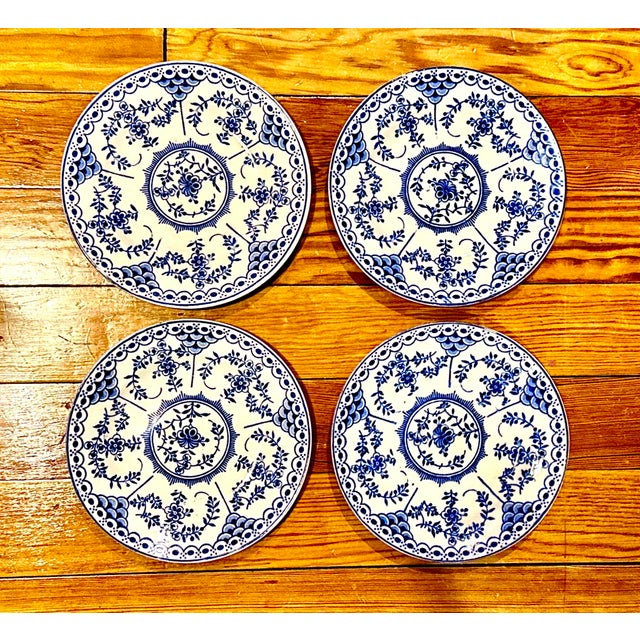 Early 20th Century John Steventon & Sons of Burslem, Egnland. An unusual set of 4 plates to find based on age and limited...