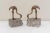 Metal 20th Century Art Deco Crane-Shaped Bookends in Stone and Gilt Bronze, Set of 2 For Sale - Image 7 of 7