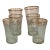 Vintage Glassware Set With Gold Trim - Set of 6 For Sale