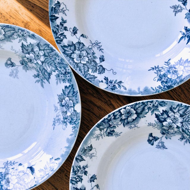 Antique French Plates by Moulin Des Loups, 1910, Set of 10 For Sale - Image 9 of 10