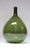 French Provincial Vintage Italian Green Blown Glass Bulbous Form Demijohn Carboy For Sale - Image 3 of 18