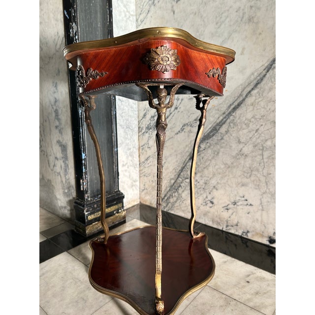 1940s 1940s Louis XV Style Two-Tiered Table For Sale - Image 5 of 12