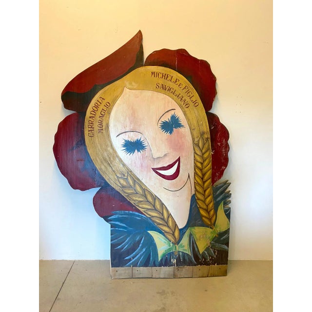 Mid-Century Advertising Sign, 1960s For Sale - Image 6 of 7