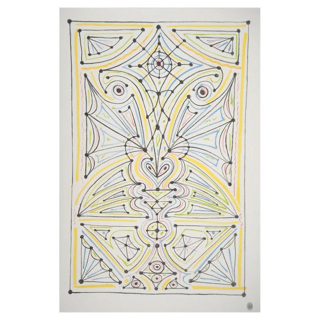 Jean Cocteau, Animal Head, Lithograph For Sale