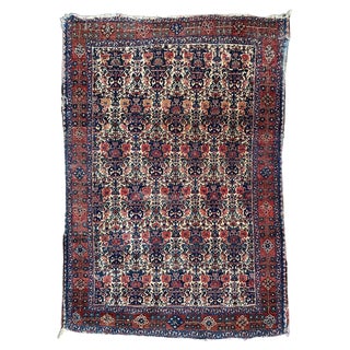 Vintage Floral Fine Abadeh Rug, 1920s For Sale