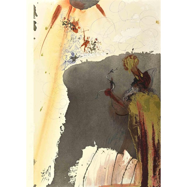 Salvador Dalí, De Petra Exivit Aqua, Lithograph, 1964 For Sale - Image 4 of 4