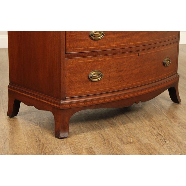 Biggs Hepplewhite Style Mahogany Chest of Drawers For Sale - Image 11 of 18