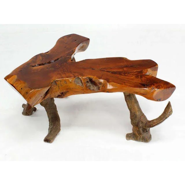 Very nice mid century modern style driftwood coffee table. Made in the early 20th century.
