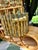 Late 20th Century Vintage Hollywood Regency Brass Bamboo Planter For Sale - Image 5 of 6