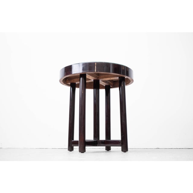 Wood Antique Art Nouveau Side Table by Prof. Josef Hoffmann for Jacob & Josef Kohn, 1890s For Sale - Image 7 of 18