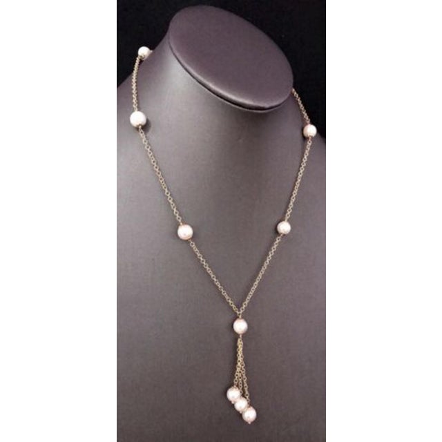 Akoya Pearl Necklace 14 Karat Gold Women Certified For Sale - Image 16 of 18
