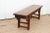 Brown 19th Century Scrolled Elm Bench For Sale - Image 8 of 10