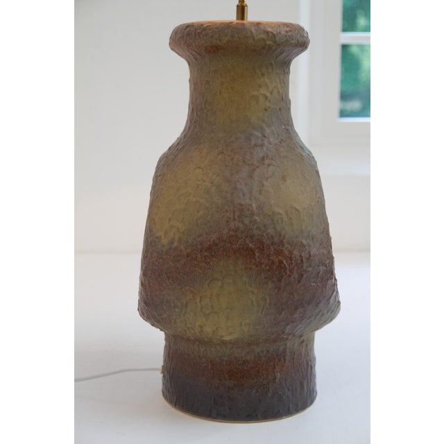 Mid-Century Modern Danish Circular Stoneware Floor Lamp, 1960s For Sale - Image 16 of 18