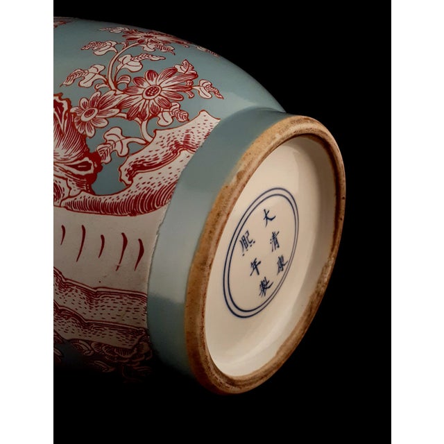 Chinese Porcelain Flower and Bird Bangchuiping For Sale In Portland, OR - Image 6 of 8