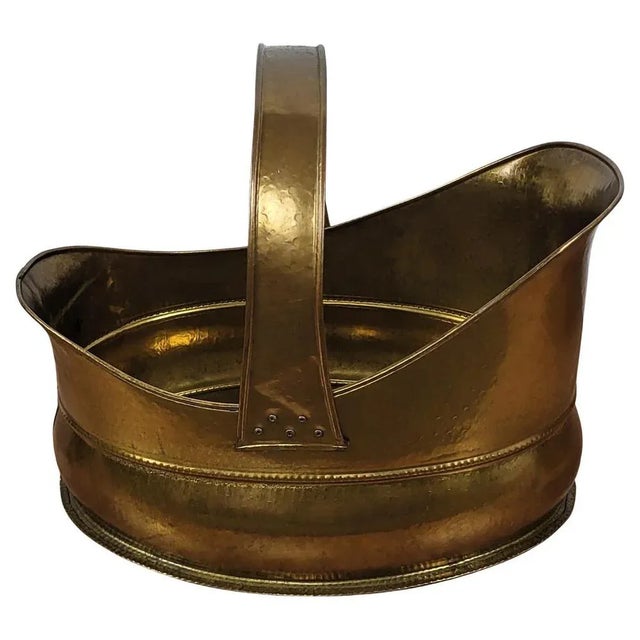 Metal Italian Gilt Brass Bronze Fireplace Wood Log Holder Rack by Milo Baughman, 1970s For Sale - Image 7 of 7