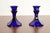 Elsa Peretti for Tiffany & Co. Cobalt Blue Murano Glass Candlesticks, Pair For Sale - Image 10 of 10