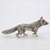 1960s Vintage Italian Handmade Genuine Silver Hunting Fox Figurine Miniature Sculpture For Sale - Image 5 of 11