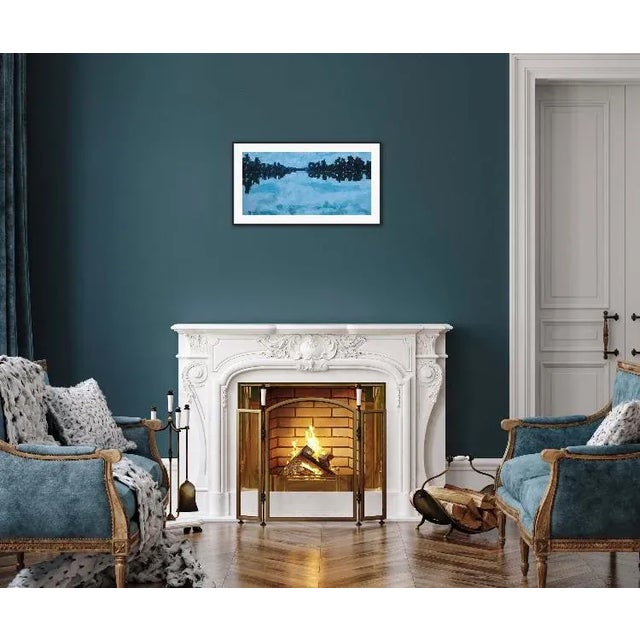 Cloud Reflections Modern Artwork Oil Painting, Original For Sale In Reno/Lake Tahoe - Image 6 of 6