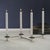 2020s Méduse Expandable 4-Piece Taper Candle Holder Set, Nickel For Sale - Image 5 of 6