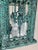 1950s Mediterranean Decorative Patina 3 Light Cluster Lanterns With Matching Chain and Canopy - Pair For Sale In West Palm - Image 6 of 12