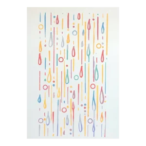 1987 Roger Benedetti Shower Curtain Pop Art Serigraph
