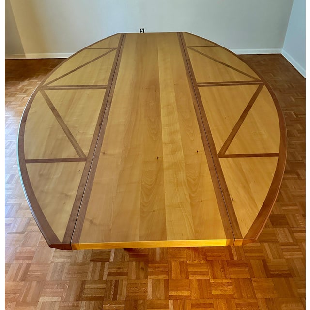 Oval Modern Dining Table, "Affusoalato" By Adolfo Natalini For Driade For Sale In New York - Image 6 of 11