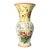 1990s Vintage Boho Chic Chippendale Laura Ashley Home Floral Botanical Transferware Vase. For Sale
